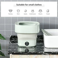 Foldable Mini Laundry Machine Portable Washing Machine for Travel & Home