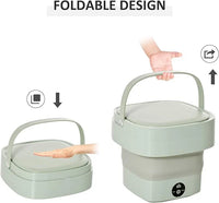 Foldable Mini Laundry Machine Portable Washing Machine for Travel & Home