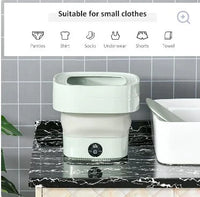 Foldable Mini Laundry Machine Portable Washing Machine for Travel & Home