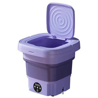 Foldable Mini Laundry Machine Portable Washing Machine for Travel & Home